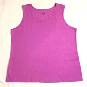 NWOT Basic Editions Purple Tank Top